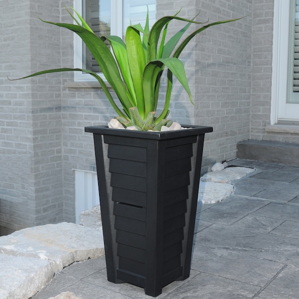 Lakeland Tall Planter - Black